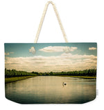 Load image into Gallery viewer, Hampton Court Long Lake's Swans - Weekender Tote Bag
