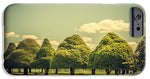 Load image into Gallery viewer, Hampton Court Palace Gardens Triangular Trees - Phone Case
