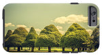 Load image into Gallery viewer, Hampton Court Palace Gardens Triangular Trees - Phone Case

