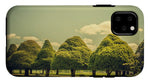 Load image into Gallery viewer, Hampton Court Palace Gardens Triangular Trees - Phone Case
