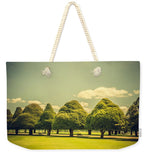 Load image into Gallery viewer, Hampton Court Palace Gardens Triangular Trees - Weekender Tote Bag
