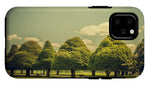 Load image into Gallery viewer, Hampton Court Palace Gardens Triangular Trees - Phone Case
