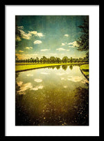 Load image into Gallery viewer, Hampton Court The Great Fountain Garden Curved Canal - Framed Print

