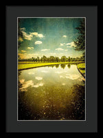 Load image into Gallery viewer, Hampton Court The Great Fountain Garden Curved Canal - Framed Print
