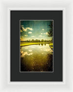 Load image into Gallery viewer, Hampton Court The Great Fountain Garden Curved Canal - Framed Print
