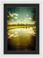 Load image into Gallery viewer, Hampton Court The Great Fountain Garden Curved Canal - Framed Print
