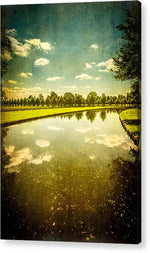 Load image into Gallery viewer, Hampton Court The Great Fountain Garden Curved Canal - Acrylic Print
