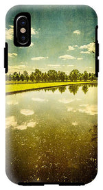 Load image into Gallery viewer, Hampton Court The Great Fountain Garden Curved Canal - Phone Case
