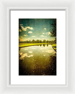 Load image into Gallery viewer, Hampton Court The Great Fountain Garden Curved Canal - Framed Print
