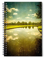 Load image into Gallery viewer, Hampton Court The Great Fountain Garden Curved Canal - Spiral Notebook
