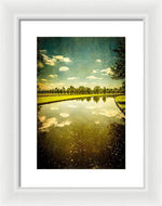 Load image into Gallery viewer, Hampton Court The Great Fountain Garden Curved Canal - Framed Print
