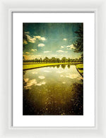 Load image into Gallery viewer, Hampton Court The Great Fountain Garden Curved Canal - Framed Print
