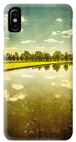 Load image into Gallery viewer, Hampton Court The Great Fountain Garden Curved Canal - Phone Case
