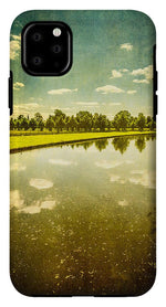 Load image into Gallery viewer, Hampton Court The Great Fountain Garden Curved Canal - Phone Case
