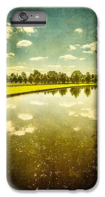 Load image into Gallery viewer, Hampton Court The Great Fountain Garden Curved Canal - Phone Case
