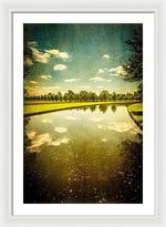Load image into Gallery viewer, Hampton Court The Great Fountain Garden Curved Canal - Framed Print
