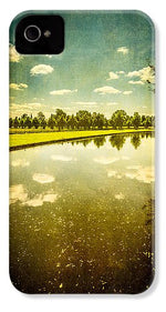 Load image into Gallery viewer, Hampton Court The Great Fountain Garden Curved Canal - Phone Case
