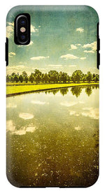 Load image into Gallery viewer, Hampton Court The Great Fountain Garden Curved Canal - Phone Case
