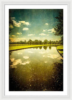 Load image into Gallery viewer, Hampton Court The Great Fountain Garden Curved Canal - Framed Print
