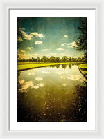Load image into Gallery viewer, Hampton Court The Great Fountain Garden Curved Canal - Framed Print
