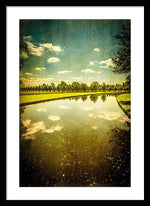 Load image into Gallery viewer, Hampton Court The Great Fountain Garden Curved Canal - Framed Print
