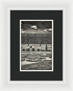 Load image into Gallery viewer, Hampton Court The Privy Garden BW - Framed Print
