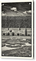 Load image into Gallery viewer, Hampton Court The Privy Garden BW - Acrylic Print
