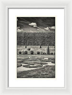 Load image into Gallery viewer, Hampton Court The Privy Garden BW - Framed Print
