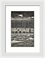 Load image into Gallery viewer, Hampton Court The Privy Garden BW - Framed Print
