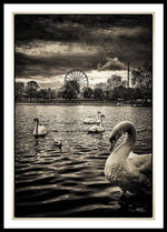 Load image into Gallery viewer, Hyde Park Winter Wonderland - Framed Print
