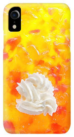 Load image into Gallery viewer, Jelly and a big dollop of cream close up photograph - Phone Case
