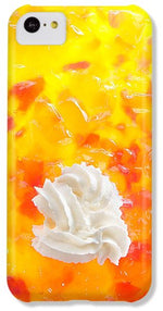 Load image into Gallery viewer, Jelly and a big dollop of cream close up photograph - Phone Case
