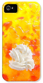 Load image into Gallery viewer, Jelly and a big dollop of cream close up photograph - Phone Case
