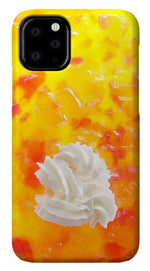 Load image into Gallery viewer, Jelly and a big dollop of cream close up photograph - Phone Case
