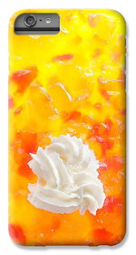 Load image into Gallery viewer, Jelly and a big dollop of cream close up photograph - Phone Case
