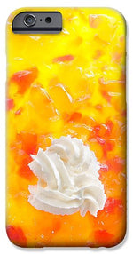 Load image into Gallery viewer, Jelly and a big dollop of cream close up photograph - Phone Case
