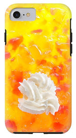 Load image into Gallery viewer, Jelly and a big dollop of cream close up photograph - Phone Case

