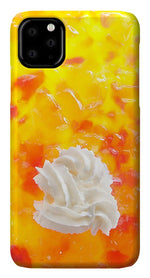 Load image into Gallery viewer, Jelly and a big dollop of cream close up photograph - Phone Case
