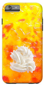 Load image into Gallery viewer, Jelly and a big dollop of cream close up photograph - Phone Case
