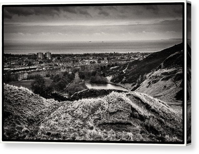 Land of Scotland BW - Canvas Print