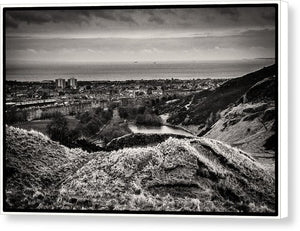 Land of Scotland BW - Canvas Print