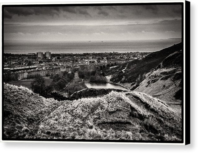 Land of Scotland BW - Canvas Print