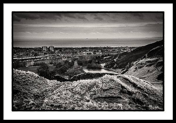 Land of Scotland BW - Framed Print