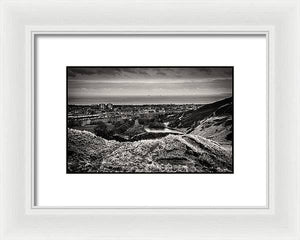 Land of Scotland BW - Framed Print