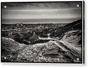 Land of Scotland BW - Acrylic Print