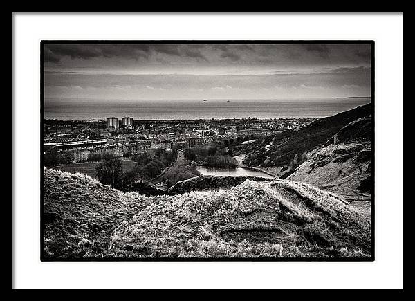 Land of Scotland BW - Framed Print