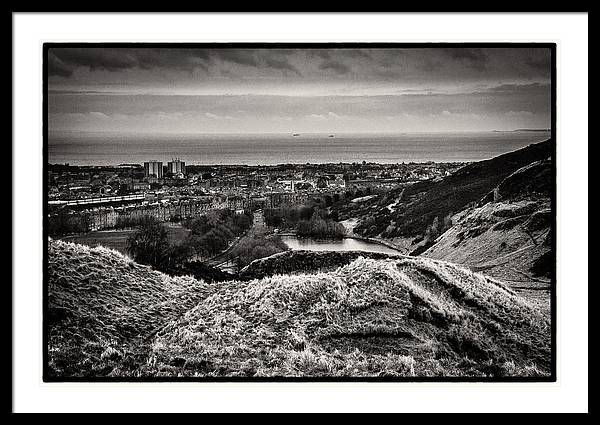 Land of Scotland BW - Framed Print