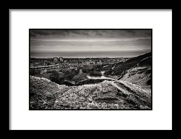 Land of Scotland BW - Framed Print