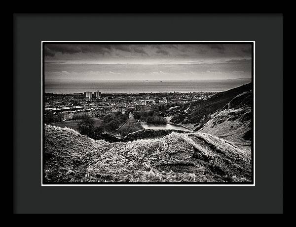 Land of Scotland BW - Framed Print