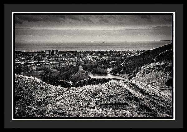 Land of Scotland BW - Framed Print